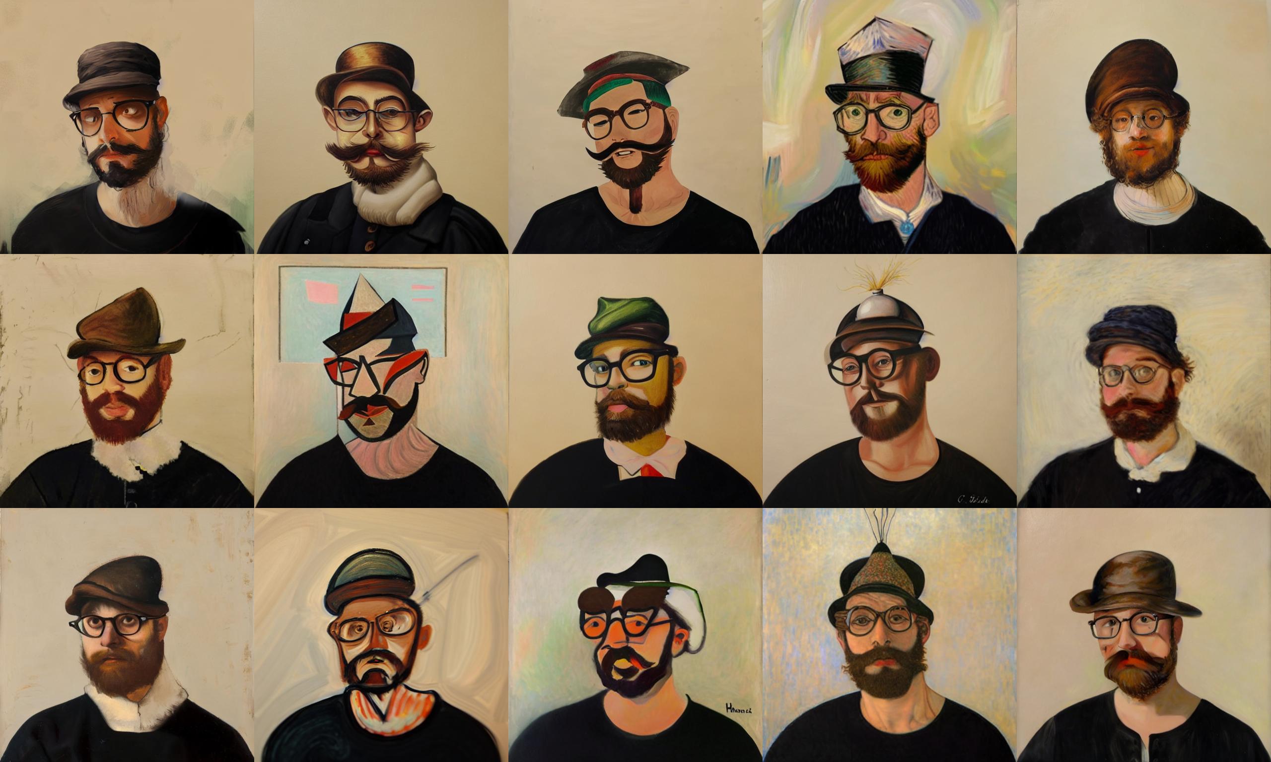Stable diffusion profile picture collate